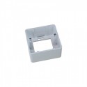 Caja de superficie 2 X Rj45 Keystone 80 x 80