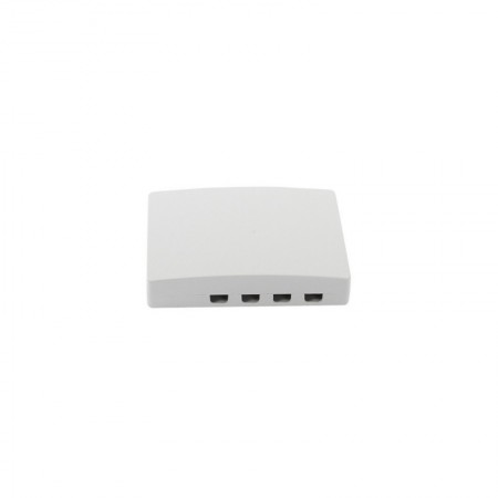 Caja de superficie de fibra óptica para 4 adaptadores SC simplex/ LC dúplex