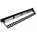 Patch panel rack 1U, 24 x RJ45 Cat5