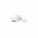 Conector macho RJ45 Cat 6 UTP con guía Lapara Networking 10 unds