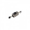 Adaptador doble hembra RJ45 Cat 6 FTP tipo Keystone Lapara Networking