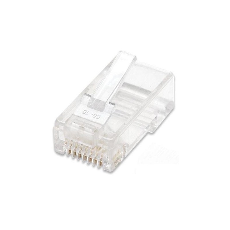 Conector RJ45 UTP Cat6A 10 uds 