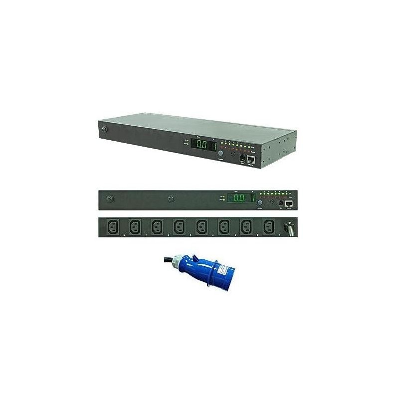 Regleta IP Rack PDU 1U 8 Salidas IEC C13