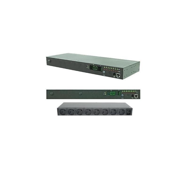 Regleta IP Rack PDU 1U 8 Salidas Schuko