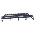 Patch panel 1U Cat6A 24 Rj45 Modular vacio