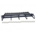 Patch panel 1U Cat6A 24 X Rj45 Modular