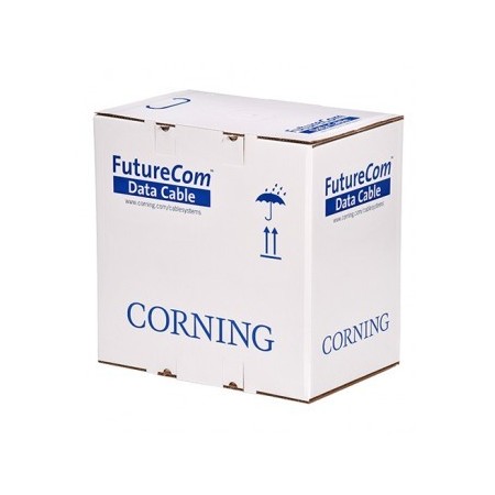 Bobina Corning RJ45 Cat6A F/FTP 250 m Azul