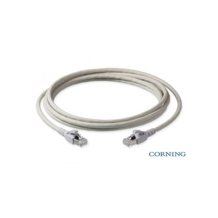 Latiguillo Corning RJ45 S/FTP Cat6A 2.00 m gris 