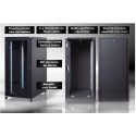 Armario rack 19 acustico (insonorizado), 25U 600 x 600 negro