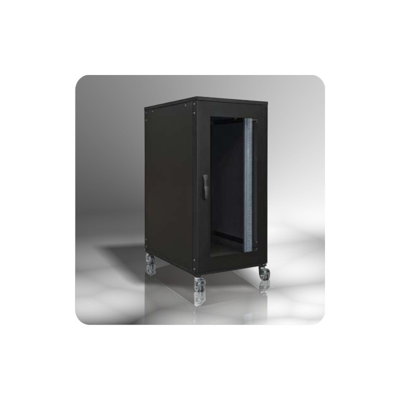 Armario rack 19 acustico (insonorizado), 25U 600 x 800 negro