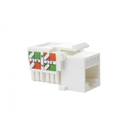 Modulo hembra RJ45 Cat 6 UTP tipo Keystone Lapara Networking