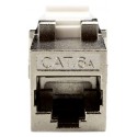 Adaptador doble hembra RJ45 Cat 6A FTP tipo Keystone Lapara Networking