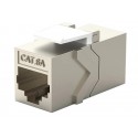 Adaptador doble hembra RJ45 Cat 6A FTP tipo Keystone Lapara Networking