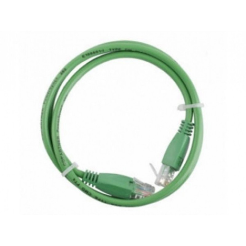 Latiguillo RJ45 Cat6 UTP 0.5m verde