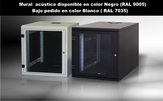 Armario rack 19 pulgadas insonorizado ac