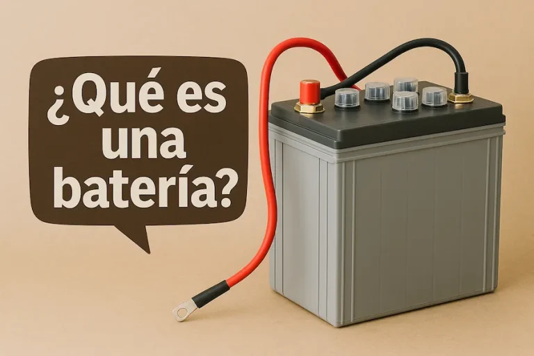 ¿Qué es una batería?