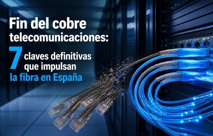 Fin del cobre telecomunicaciones.